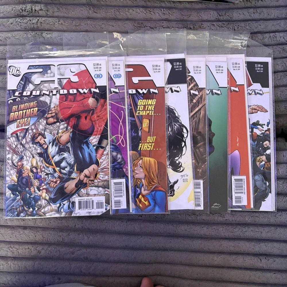 Countdown DC Comics Lot 8 Issues #29 30 32 47-51 2007 Batman Superman Set